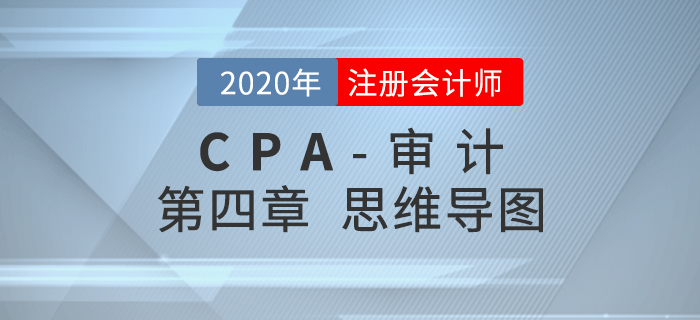 2020年注会《审计》第四章思维导图及自测习题 2020年注会《审计》第四章思维导图及自测习题