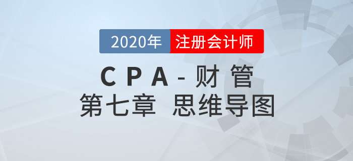 2020年注会《财管》第七章思维导图及自测习题 2020年注会《财管》第七章思维导图及自测习题
