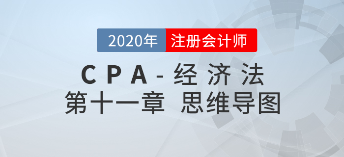 2020年注会《经济法》第十一章思维导图及自测习题 2020年注会《经济法》第十一章思维导图及自测习题