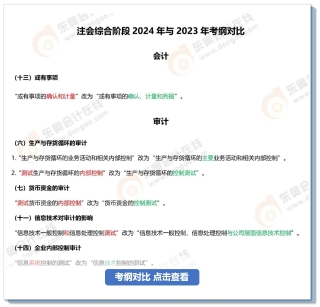 考纲变化 考纲变化