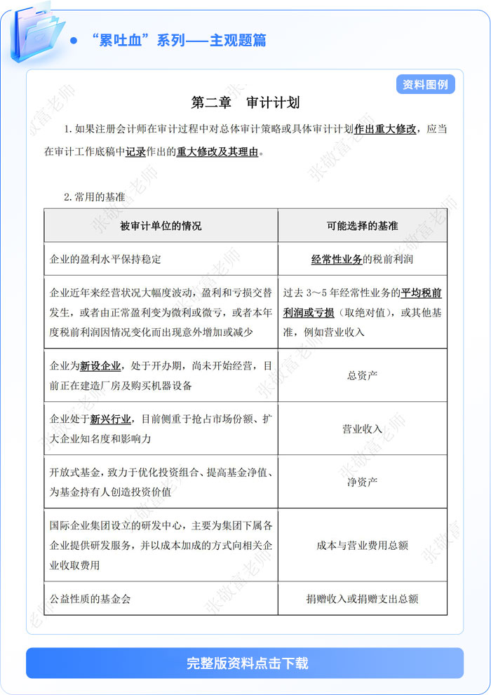 资料板块-主观题篇 资料板块-主观题篇