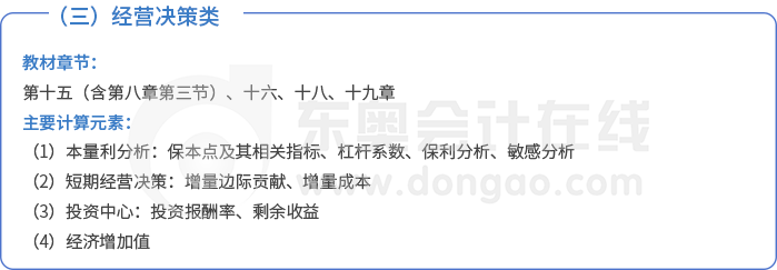 三经营决策类 三经营决策类