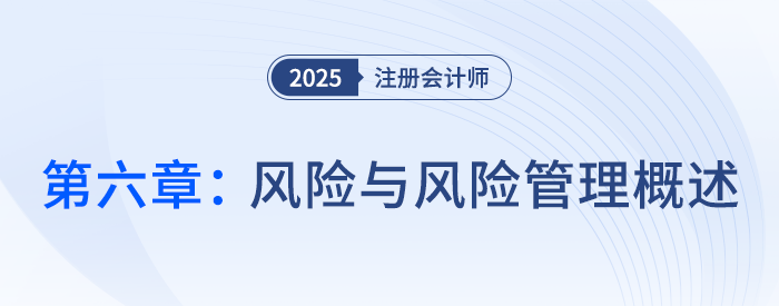 第六章风险与风险管理概述_2025年注会战略思维导图 第六章风险与风险管理概述_2025年注会战略思维导图