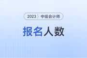 河南省郑州市2023年中级会计考试报名人数为3.6万人