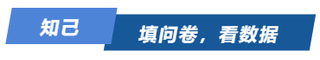 知己！填问卷，看数据