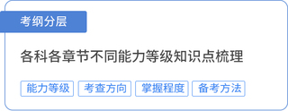 考纲分层