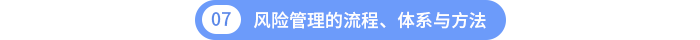 第七章：风险管理的流程、体系与方法