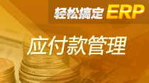 轻松搞定ERP——应付款管理
