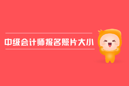 中级会计师报名照片大小有要求吗
