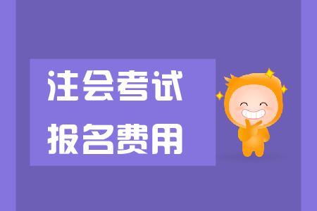 辽宁注册会计师考试报名费多少钱？