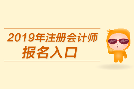 南京2019年注册会计师报名入口开启了么？