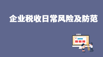 企业税收日常风险及防范