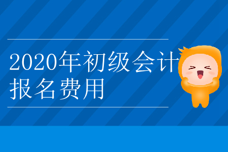2020年广西省防城港市初级会计报名费用是多少？