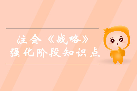 发展战略_2019年注会战略强化阶段知识点