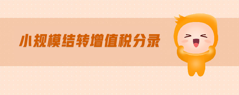 小规模结转增值税分录 小规模结转增值税分录