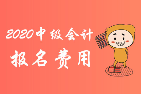 2020年山东中级会计考试报名费用已公布！