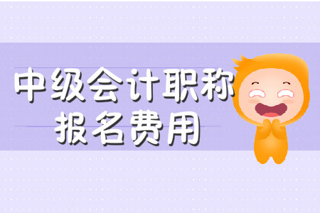 2020年中级会计考试报名费多少钱？