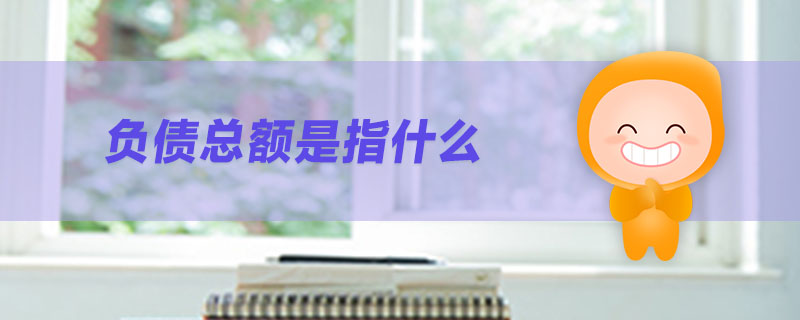 负债总额是指什么 负债总额是指什么