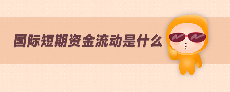 国际短期资金流动是什么