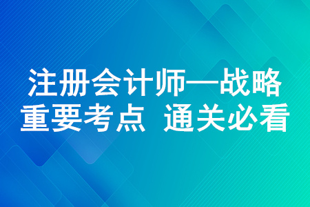 战略变革的类型_2020年注册会计师《战略》重要知识点