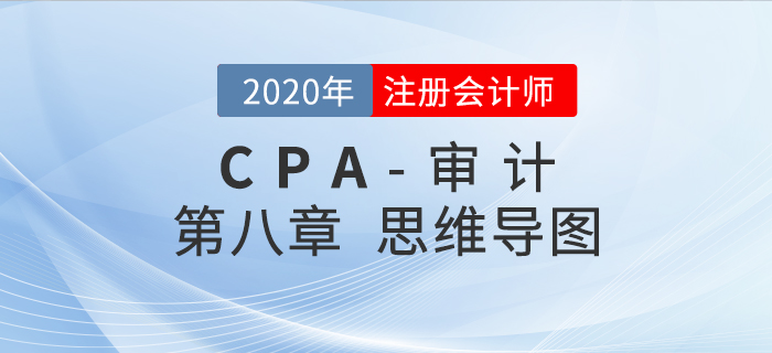 2020年注会《审计》第八章思维导图及自测习题 2020年注会《审计》第八章思维导图及自测习题