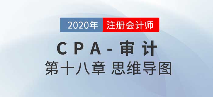 2020年注会《审计》第十八章思维导图及自测习题 2020年注会《审计》第十八章思维导图及自测习题