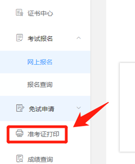 税务师准考证打印流程图2 税务师准考证打印流程图2