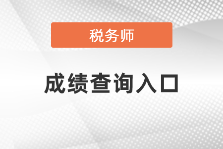 辽宁省丹东税务师成绩查询官网是什么？