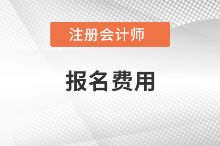 上海市普陀区注册会计师综合阶段报名费用是多少