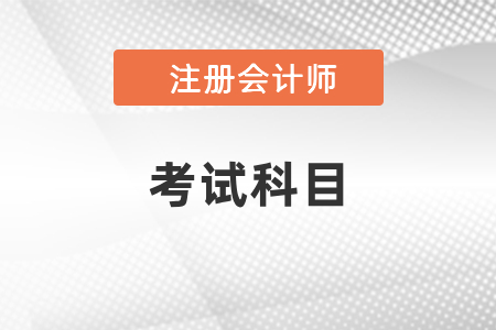 2021年四川省宜宾注册会计师考试考几门？