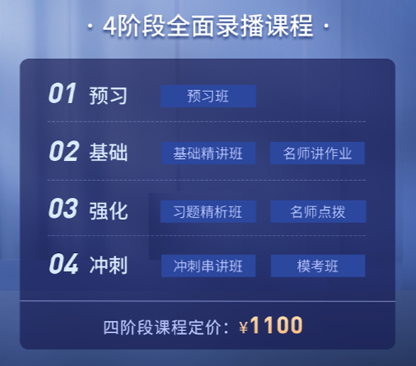 4阶段全面录播课程 4阶段全面录播课程