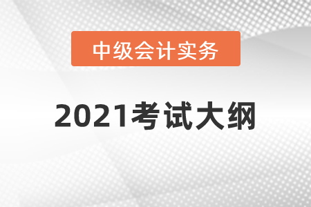 2021年《中级会计实务》考试大纲第十五章：财务报告