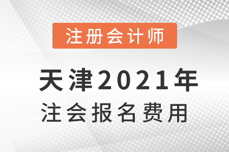 天津2021年注会报名费用是多少？