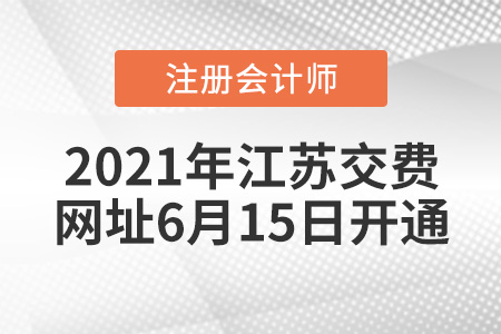2021年江苏省南京CPA报名费缴费网址6月15日开通