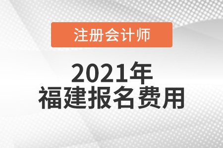 2021年福建省漳州注会报名费