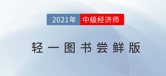 2021中级经济师《金融》轻一图书尝鲜阅读