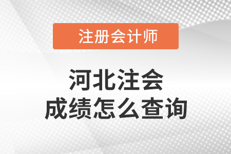2021河北省沧州注会成绩怎么查询？