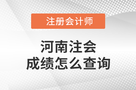 河南省驻马店注会成绩怎么查询？