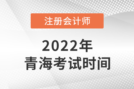 2022年青海注会考试在哪天？