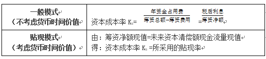 债务资本成本的计算方法 债务资本成本的计算方法