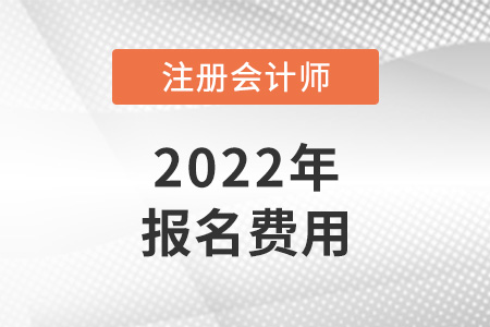 2022年注会报名费多少钱一门？