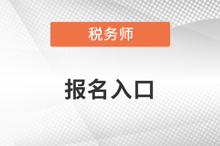 2023年税务师报名入口官网