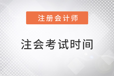 北京市大兴区注会考试时间2022年