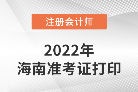 2022年海南省万宁市cpa延考准考证打印官网入口
