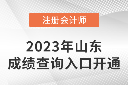 山东省滨州2022年注册会计师成绩查询开始啦！速来查分！