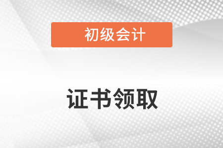 初级会计师证书怎么领取大家知道么？