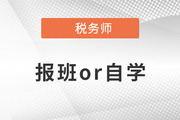 备考2023年税务师，报班和自学哪个更适合你？