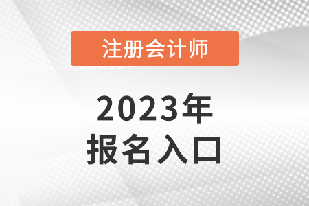 2023年北京市平谷区注会报名网站是什么？