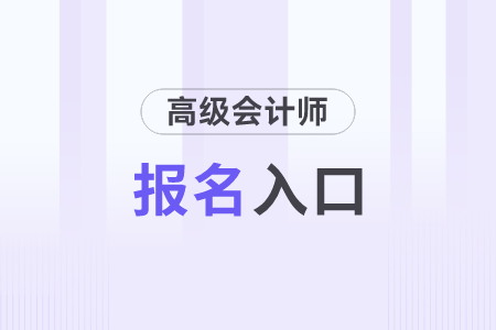 2025年高级会计师网上报名入口是哪里？