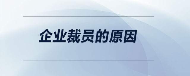 企业裁员的原因